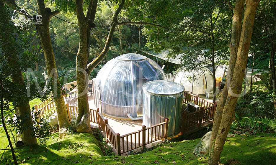 Glamping tente luxe montagne nature