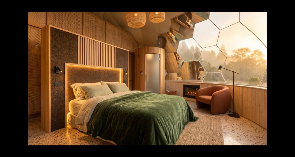 Intérieur premium du géodome